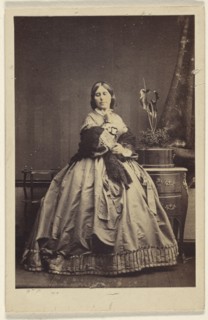 Miss Ward; Camille Silvy, French, 1834 - 1910, 1862 - 1865; Albumen silver print