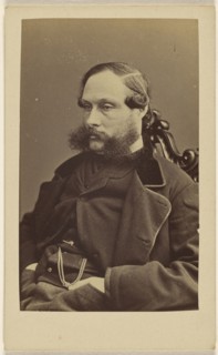 man with moustache and bushy muttonchops, seated; George Wallis, British, active Whitby, England 1860s - 1870s, 1865 - 1870
