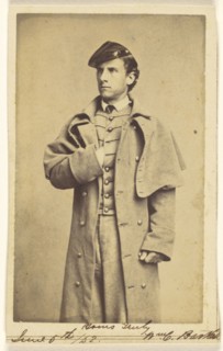 William C. Bartlett, Civil War soldier; Charles DeForest Fredricks, American, 1823 - 1894, 1862; Albumen silver print