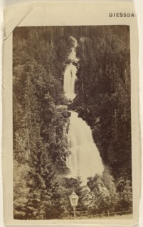Giessbach. Le Grisbach; French; 1865 - 1875; Albumen silver print