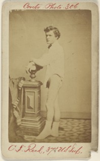 C. F. Reed, 37th U S Inf. Civil War victim; American; 1864 - 1872; Albumen silver print
