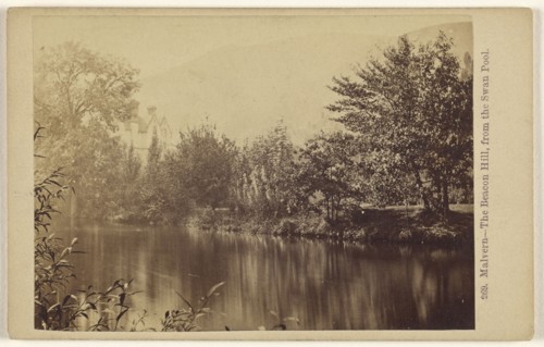 Malvern - The Beacon Hill, from the Swan Pool; Francis Bedford, English, 1815,1816 - 1894, 1864 - 1865; Albumen silver print