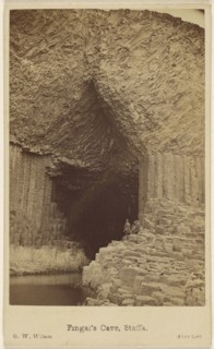 Fingal's Cave, Staffa; George Washington Wilson, Scottish, 1823 - 1893, September 27, 1865; Albumen silver print