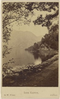 Loch Katrine; George Washington Wilson, Scottish, 1823 - 1893, September 23, 1865; Albumen silver print