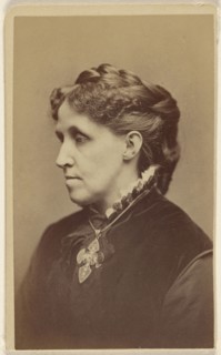Louisa May Alcott, 1832 - 1888, George Kendall Warren, American, 1834 - 1884, 1870 - 1875; Albumen silver print