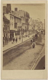 High Street, Stafford; British; November 1865; Albumen silver print