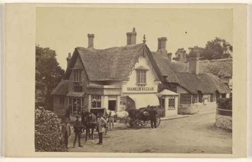 View of Shanklin Bazaar, Isle of Wight; Brown & Wheeler; 1865 - 1866; Albumen silver print