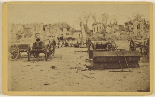 Place de la Citadelle; Varady & Company; 1870 - 1880; Albumen silver print