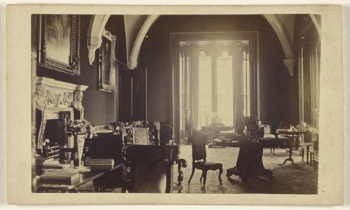 Drawing Room, Bransepeth Castle. Lord Boyne; Thomas Heaviside, British, active Durham, England 1860s, October 5, 1865; Albumen