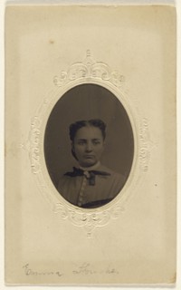 Emma Fouche; George W. Hewitt & Company; 1870-1875; Tintype