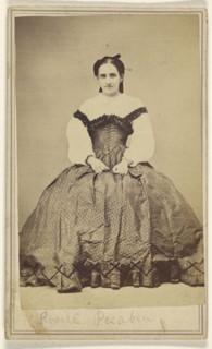 Rosita Pecabia; A.S. Hinckley, American, active 1870s - 1880s, 1865-1875; Albumen silver print