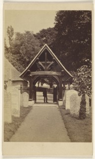 Lich Gate, Whippingham; Brown & Wheeler; 1865-1866; Albumen silver print