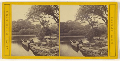 Landing Place at Dinis Island, Killarney; British; about 1870; Albumen silver print