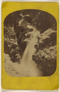 Cascade du Trient; French; about 1865; Albumen silver print