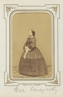 Her Majesty; John Jabez Edwin Mayall, English, 1813 - 1901, July 1, 1860; Albumen silver print
