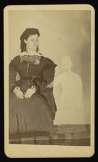 Mrs. Tinkman; William H. Mumler, American, 1832 - 1884, Boston, Massachusetts, United States; 1862 - 1875; Albumen silver print