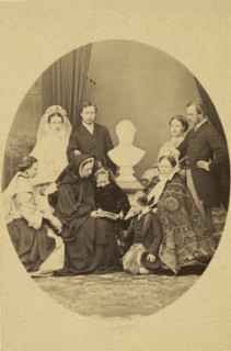 Queen Victoria & Leopold, Louise, Princess Royal Alice & Hesse; John Jabez Edwin Mayall, English, 1813 - 1901, England