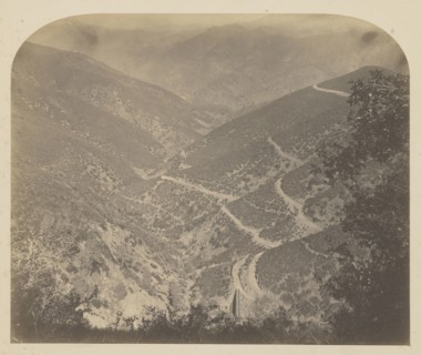 Hell's Hollow; Carleton Watkins, American, 1829 - 1916, 1860; Salted paper print; 34.5 x 41.8 cm 13 9,16 x 16 7,16 in