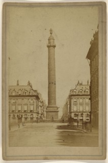 Collone Vendôme; 1870s; Albumen silver print
