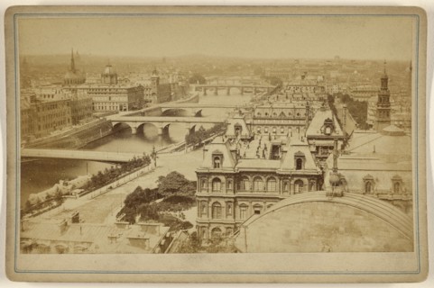 Les Ponts; 1870s; Albumen silver print