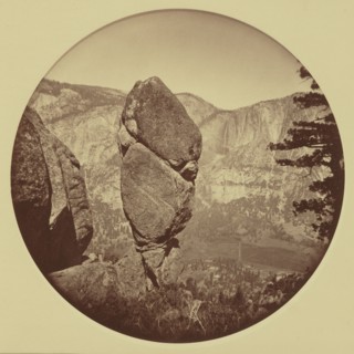 Agassiz Column, Yosemite; Carleton Watkins, American, 1829 - 1916, 1878; Albumen silver print