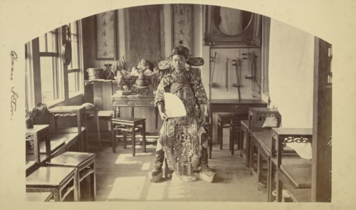 Chinese Actor; Carleton Watkins, American, 1829 - 1916, 1876 - 1880; Albumen silver print