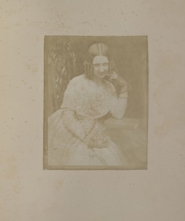 Miss Binney; Hill & Adamson, Scottish, active 1843 - 1848, Scotland; 1843 - 1846; Salted paper print from a Calotype negative