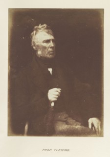 Professor Fleming; Hill & Adamson, Scottish, active 1843 - 1848, Scotland; 1843 - 1848; Salted paper print from a Calotype