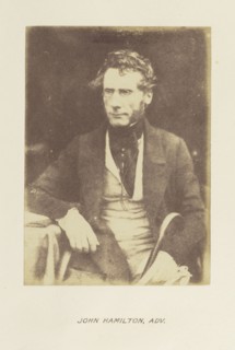 John Hamilton, Adv; Hill & Adamson, Scottish, active 1843 - 1848, Scotland; 1843 - 1848; Salted paper print from a Calotype