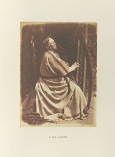 Blind Harper; Hill & Adamson, Scottish, active 1843 - 1848, Scotland; 1845; Salted paper print from a Calotype negative