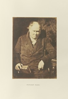 Professor Munro; Hill & Adamson, Scottish, active 1843 - 1848, Scotland; 1843 - 1848; Salted paper print from a Calotype