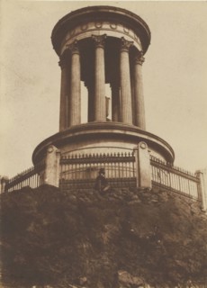 Dugald Stewart's Monument, Calton Hill; Hill & Adamson, Scottish, active 1843 - 1848, Paris, France; 1843 - 1847; Salted paper