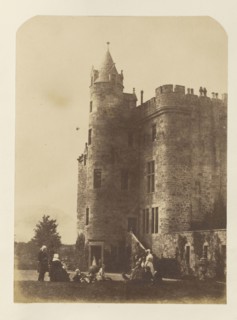 Bonaly Towers, Colinton; Hill & Adamson, Scottish, active 1843 - 1848, Berlin, Germany; 1843 - 1848; Salted paper print