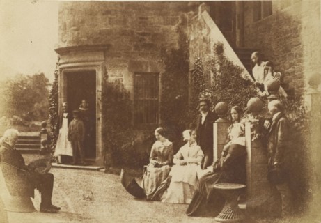 Bonaly Tower, Colinton; Hill & Adamson, Scottish, active 1843 - 1848, Paris, France; 1843 - 1848; Salted paper print