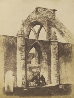 Greyfriars Church, In Ruins, After Fire; Hill & Adamson, Scottish, active 1843 - 1848, Scotland; 1843 - 1848; Salted paper
