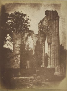 Ruined Abbey; Hill & Adamson, Scottish, active 1843 - 1848, Scotland; 1843 - 1848; Salted paper print from a Calotype negative