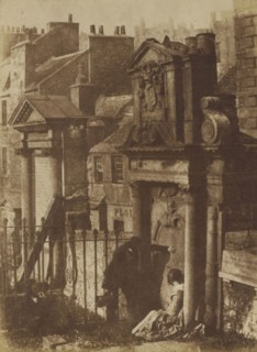 Greyfriars Churchyard; Hill & Adamson, Scottish, active 1843 - 1848, Scotland; 1843 - 1848; Salted paper print from a Calotype