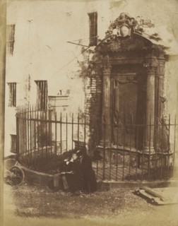 Greyfriars Churchyard; Hill & Adamson, Scottish, active 1843 - 1848, Scotland; 1843 - 1848; Salted paper print from a Calotype