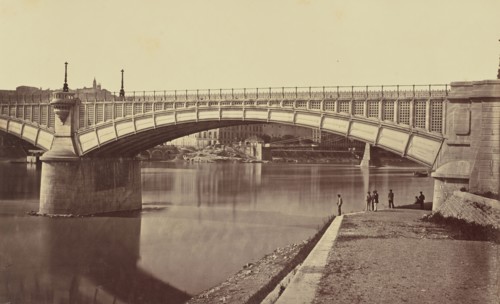 Lyon. Viaduc du Rhône; Édouard Baldus, French, born Germany, 1813 - 1889, France; about 1861; Albumen silver print