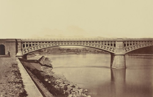 Givors, Viaduc; Édouard Baldus, French, born Germany, 1813 - 1889, France; about 1861; Albumen silver print