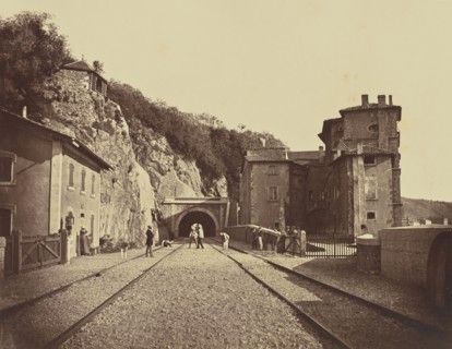 Vienne, Souterrain; Édouard Baldus, French, born Germany, 1813 - 1889, France; about 1861; Albumen silver print