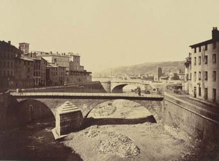 Vienne, St Colombe; Édouard Baldus, French, born Germany, 1813 - 1889, France; about 1861; Albumen silver print