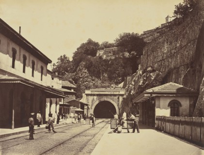 Vienne, Souterrain; Édouard Baldus, French, born Germany, 1813 - 1889, France; about 1861; Albumen silver print