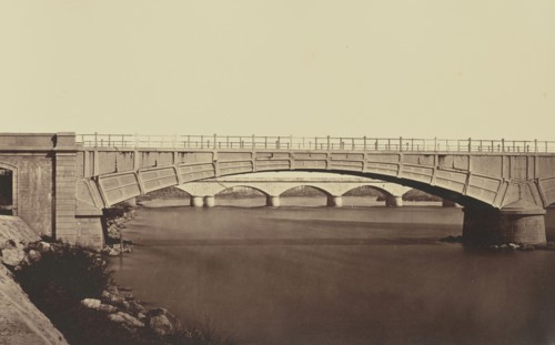 Viaduc de l'Iser; Édouard Baldus, French, born Germany, 1813 - 1889, France; about 1861; Albumen silver print