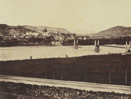 Viviers; Édouard Baldus, French, born Germany, 1813 - 1889, France; about 1861; Albumen silver print