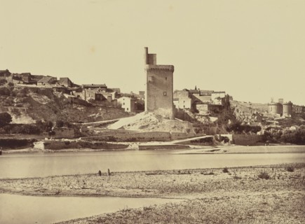 Villeneuve les Avignon; Édouard Baldus, French, born Germany, 1813 - 1889, France; about 1861; Albumen silver print