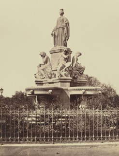 Nimes. Fontaine; Édouard Baldus, French, born Germany, 1813 - 1889, France; about 1861; Albumen silver print