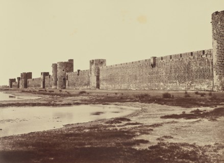 Aigues-Mortes; Édouard Baldus, French, born Germany, 1813 - 1889, France; about 1861; Albumen silver print