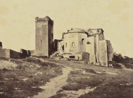Montmajour; Édouard Baldus, French, born Germany, 1813 - 1889, France; about 1861; Albumen silver print