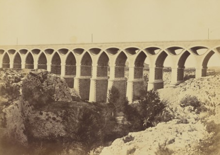 Viaduc de St. Chamas; Édouard Baldus, French, born Germany, 1813 - 1889, France; about 1861; Albumen silver print